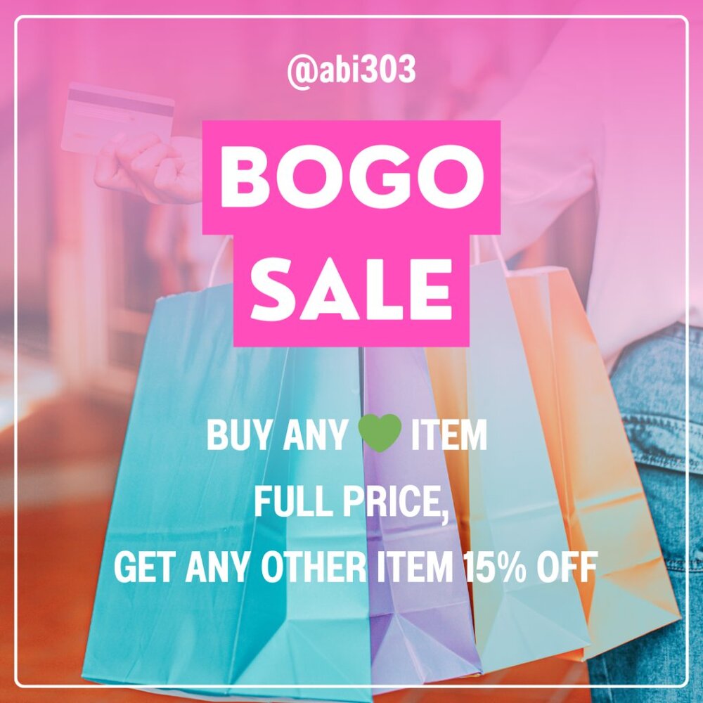 💚 💚 BOGO SALES ALL YEAR ROUND 💚💚